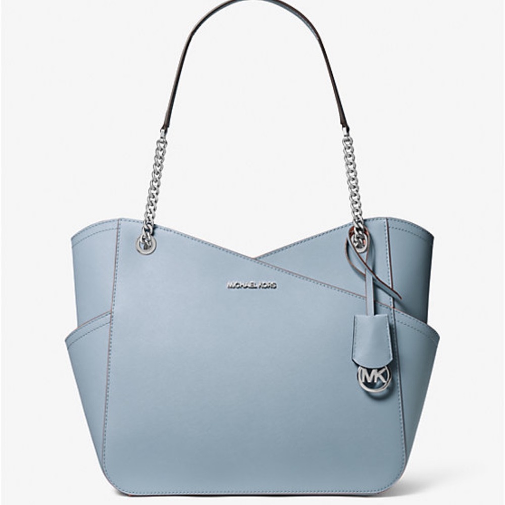 MICHAEL KORS
Jet Set Large Saffiano Leather Tote Bag
COLOR PALE BLUE
NWT